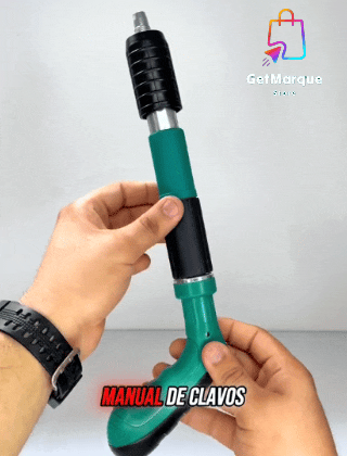 مسدس تثبيت المسامير مع 100 مسمار مجاني